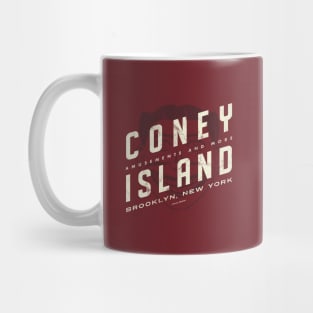 Coney Island New York - Steeplechase Face Mug